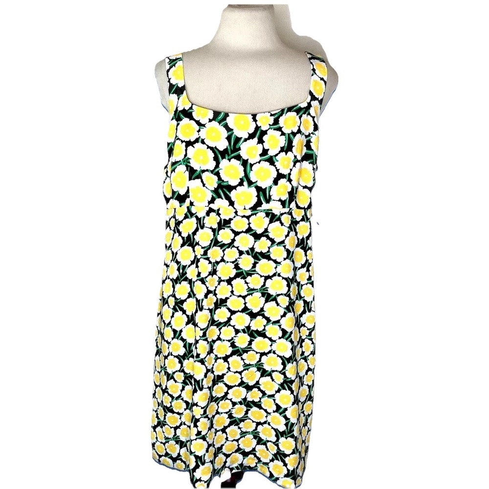 NWOT DVF Target DRESS COTTAGECORE  Yellow‎ Poppy  Size 14 Flowers